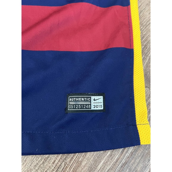 2015-2016 Nike Barcelona jersey Home Soccer Medium - Picture 2 of 5